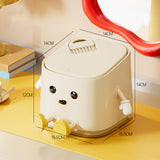 Maxbell Mini Desktop Trash Can Dustbin Small Trash Bin for Living Room Countertop RV sitting