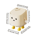 Maxbell Mini Desktop Trash Can Dustbin Small Trash Bin for Living Room Countertop RV standing
