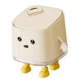 Maxbell Mini Desktop Trash Can Dustbin Small Trash Bin for Living Room Countertop RV standing