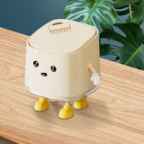 Maxbell Mini Desktop Trash Can Dustbin Small Trash Bin for Living Room Countertop RV standing