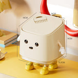 Maxbell Mini Desktop Trash Can Dustbin Small Trash Bin for Living Room Countertop RV standing