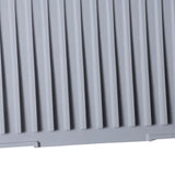 Maxbell Hot Pad Self Draining Tray for Hot Dishes Hot Pots and Pans Kitchen Worktops Gray