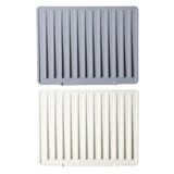 Maxbell Hot Pad Self Draining Tray for Hot Dishes Hot Pots and Pans Kitchen Worktops Gray