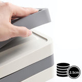 Maxbell Hot Pad Self Draining Tray for Hot Dishes Hot Pots and Pans Kitchen Worktops Gray