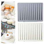 Maxbell Hot Pad Self Draining Tray for Hot Dishes Hot Pots and Pans Kitchen Worktops Gray