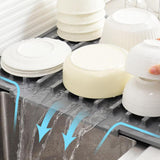 Maxbell Hot Pad Self Draining Tray for Hot Dishes Hot Pots and Pans Kitchen Worktops Gray