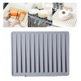 Maxbell Hot Pad Self Draining Tray for Hot Dishes Hot Pots and Pans Kitchen Worktops Gray