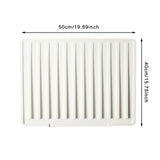 Maxbell Hot Pad Self Draining Tray for Hot Dishes Hot Pots and Pans Kitchen Worktops Beige