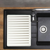 Maxbell Hot Pad Self Draining Tray for Hot Dishes Hot Pots and Pans Kitchen Worktops Beige