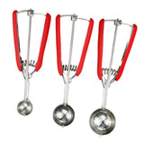 Maxbell 3x Ice Cream Scooper Modern Heavy Duty Kitchen Gadget Cookie Scoop
