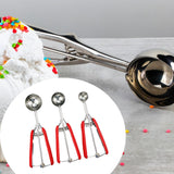 Maxbell 3x Ice Cream Scooper Modern Heavy Duty Kitchen Gadget Cookie Scoop