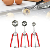 Maxbell 3x Ice Cream Scooper Modern Heavy Duty Kitchen Gadget Cookie Scoop