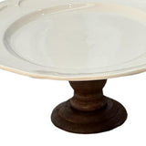 Maxbell Cake Stand Portable Pastry Serving Tray for Dining Room Countertop Household 20.5x20.5x9 cm
