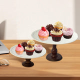 Maxbell Cake Stand Portable Pastry Serving Tray for Dining Room Countertop Household 20.5x20.5x9 cm