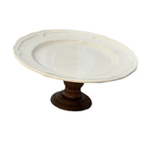 Maxbell Cake Stand Portable Pastry Serving Tray for Dining Room Countertop Household 20.5x20.5x9 cm