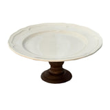 Maxbell Cake Stand Portable Pastry Serving Tray for Dining Room Countertop Household 20.5x20.5x9 cm