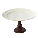 Maxbell Cake Stand Portable Pastry Serving Tray for Dining Room Countertop Household 27x27x15 cm