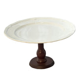 Maxbell Cake Stand Portable Pastry Serving Tray for Dining Room Countertop Household 27x27x15 cm
