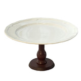 Maxbell Cake Stand Portable Pastry Serving Tray for Dining Room Countertop Household 27x27x15 cm