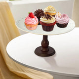 Maxbell Cake Stand Portable Pastry Serving Tray for Dining Room Countertop Household 27x27x15 cm