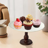 Maxbell Cake Stand Portable Pastry Serving Tray for Dining Room Countertop Household 27x27x15 cm