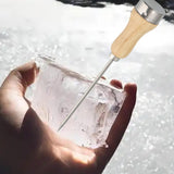 Maxbell Ice Pick 24cm Long Nonslip DIY Craft Single Fork for Home Bartenders Camping