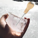 Maxbell Ice Pick Craft Versatile DIY with Wooden Handle for Chiseling Picnic Camping
