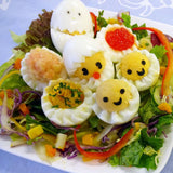 Maxbell 2x Egg Cutters for Hard Boiled Eggs Easy to Clean Cut Flower Shaper for Home