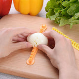 Maxbell 2x Egg Cutters for Hard Boiled Eggs Easy to Clean Cut Flower Shaper for Home