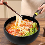 Maxbell Iron Wok 11inch Cooking Pot for Gas Wok Pan for Household Kitchen Restaurant