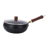 Maxbell Iron Wok 11inch Cooking Pot for Gas Wok Pan for Household Kitchen Restaurant