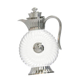 Maxbell Glass Pitcher Arabic Glass Carafe Milk Beverage Housewarming Beach Water Jug Argent