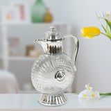 Maxbell Glass Pitcher Arabic Glass Carafe Milk Beverage Housewarming Beach Water Jug Argent