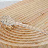 Maxbell Honey Pot with Dipper Sturdy Glass Honey Dispenser for Party Kitchen Wedding