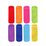 Maxbell 8 Pieces Ice Popsicle Sleeves Covers Ice Cream Holder for Kids Party Barbecues