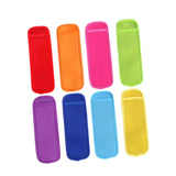 Maxbell 8 Pieces Ice Popsicle Sleeves Covers Ice Cream Holder for Kids Party Barbecues