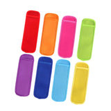 Maxbell 8 Pieces Ice Popsicle Sleeves Covers Ice Cream Holder for Kids Party Barbecues
