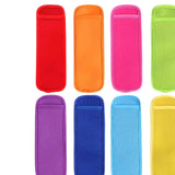 Maxbell 8 Pieces Ice Popsicle Sleeves Covers Ice Cream Holder for Kids Party Barbecues