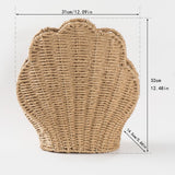 Maxbell Woven Basket Decorative Container for Kithchen Tool Pantry Farmhouse