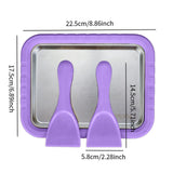 Maxbell Ice Cream Roll Maker DIY Smoothies for Gatherings Hands on Activities Family Purple