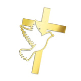Maxbell Dove Cross Cake Topper Cake Decoration for Wedding Celebration Birthday Style B