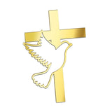 Maxbell Dove Cross Cake Topper Cake Decoration for Wedding Celebration Birthday Style B