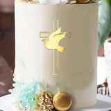 Maxbell Dove Cross Cake Topper Cake Decoration for Wedding Celebration Birthday Style C