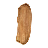 Maxbell Wooden Serving Tray Dinner Tray Wood Dessert Plate for Snacks Drinks Cupcake L