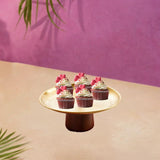 Maxbell Cake Stand Table Decor Serveware Birthday Party Multifunctional Serving Tray 20cmx7.8cm