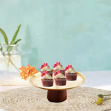 Maxbell Cake Stand Table Decor Serveware Birthday Party Multifunctional Serving Tray 20cmx7.8cm