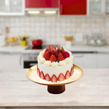Maxbell Cake Stand Table Decor Serveware Birthday Party Multifunctional Serving Tray 23cmx7.8cm
