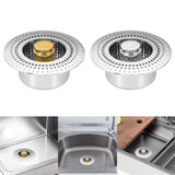 Maxbell Sink Press Core Drain Convenience Effectively Replacement Stopper for Hotel Gold
