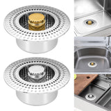 Maxbell Sink Press Core Drain Convenience Effectively Replacement Stopper for Hotel Gold