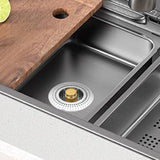Maxbell Sink Press Core Drain Convenience Effectively Replacement Stopper for Hotel Gold